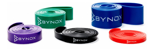 Set De 5 Bandas Elasticas De Resistencia Bynox