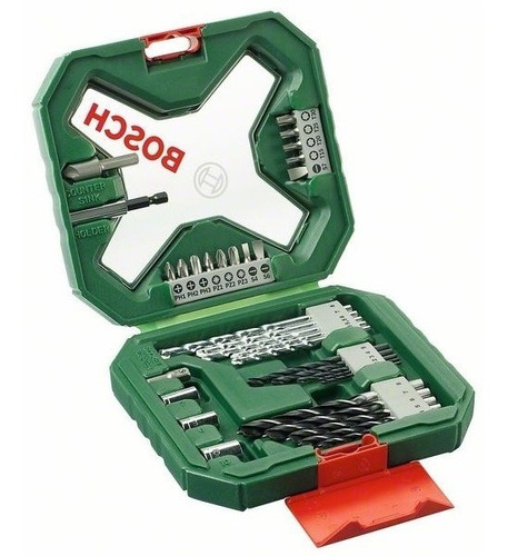 Set Brocas Kit Taladro Para Metal X-line 34 Pzs Bosch