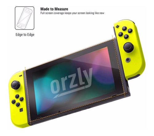 Orzly Vidrio Glass Templado Nintendo Switch Dureza 9h 0.24mm Premiun Original