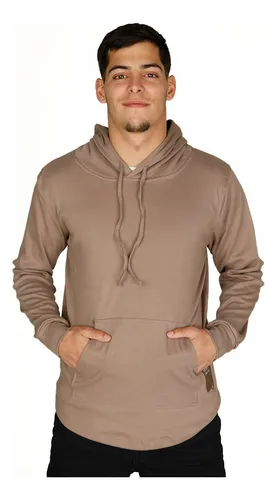 Buzo marron online hombre