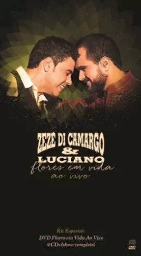 Box Flores Em Vida Zezé Di Camargo & Luciano - Dvd + 2 Cds 