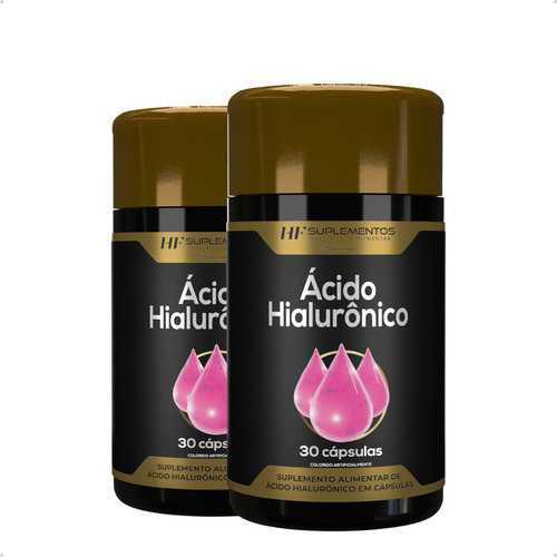 2x Ácido Hialuronico 30caps Hf Suplements