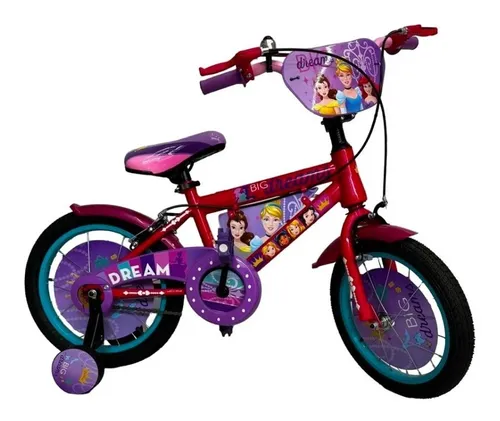 Bicicleta Niña Minnie Mouse 16 Pulgadas 4-6 Años con Ofertas en