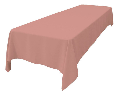 Mantel Rectangular De 60 In X 108 In Color Rosa