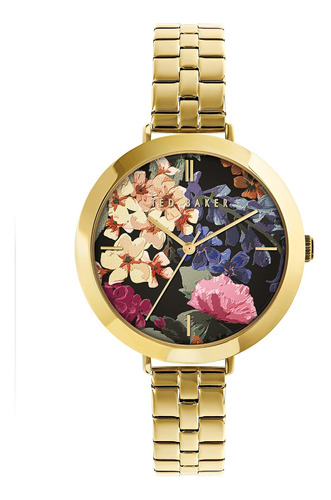 Reloj Mujer Ted Baker Bkpamf1039i Cuarzo Pulso Dorado En