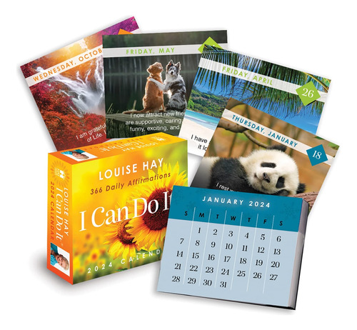 Book : I Can Do It 2024 Calendar 366 Daily Affirmations -.