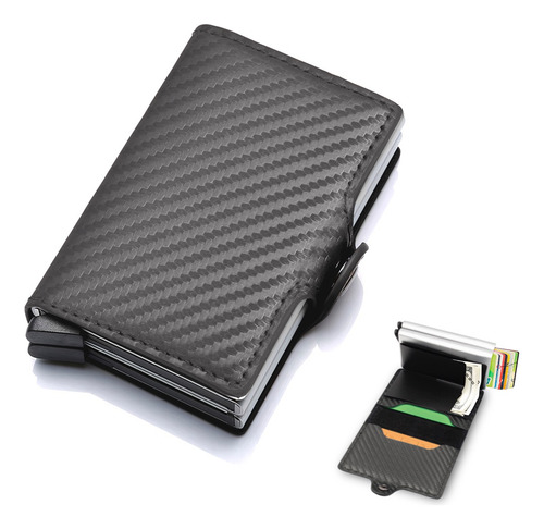 Cartera De Hombre Con Protección Rfid Color Gris