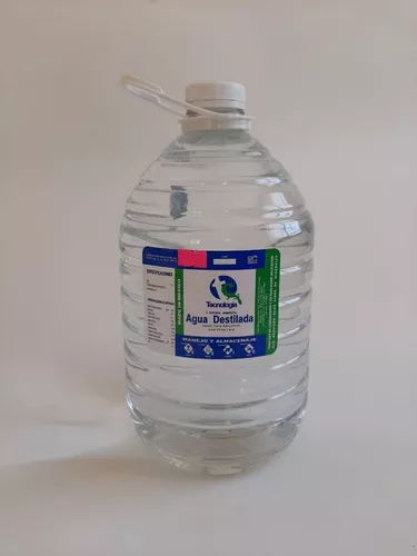 Agua Destilada Certificada. 5 Litros