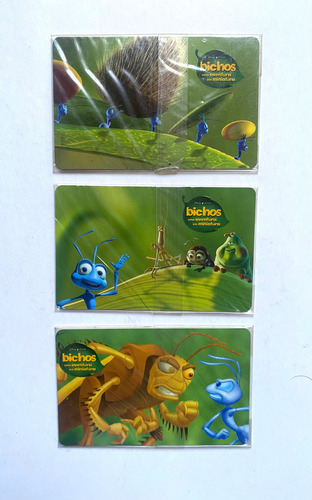 Tarjetas Telefónicas De La Película Bichos Año 1998. Nuevas