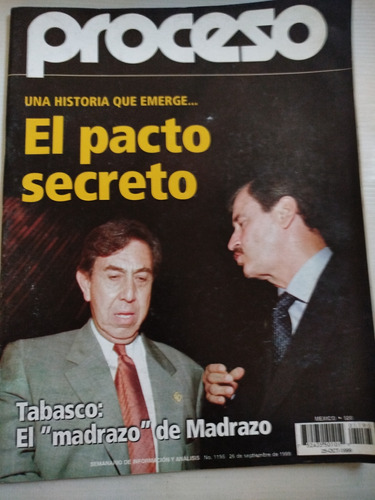 Revista Proceso Septiembre 1999 El Pacto Secreto Cárdenas