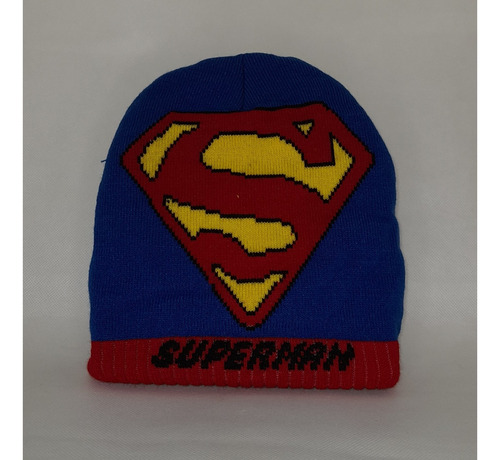 Gorra Hat De Lana Gorro Logo Superman Dc