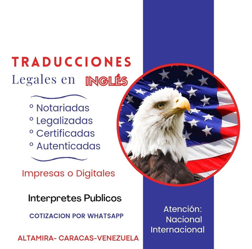 Imagen 1 de 10 de Traducciones Legales Oficial Certificadas Intérprete Inglés