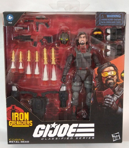 G.i. Joe Classified Series Cobra Metal-head Iron Grenadiers 