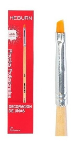 Heburn Pincel Angular Fibra Toray P/ Uñas Nail Art Cod 467