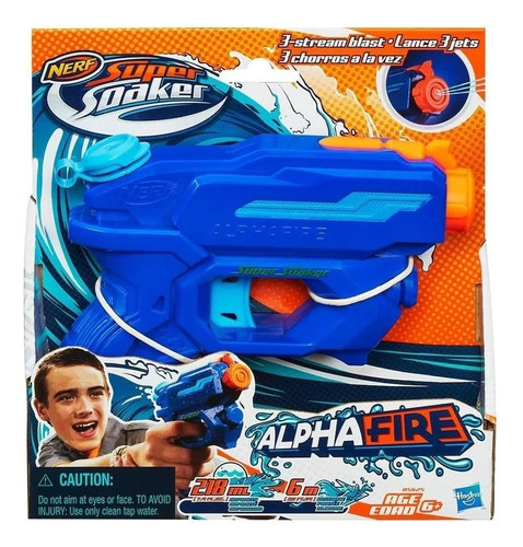 Pistola De Agua Nerf Alphafire Hasbro Lanzador
