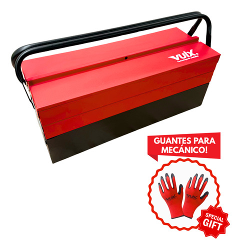 Caja Herramientas Metalica Reforzada 3 Capas