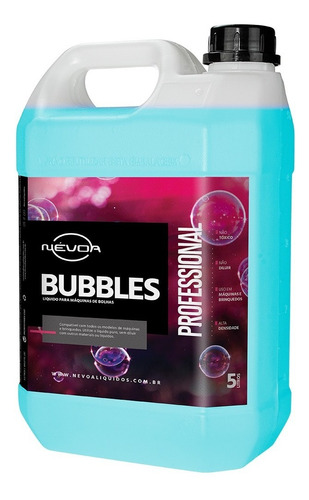 Liquido De Sabão P/ Maquina De Bolha 5l Profissional C/ Nfe