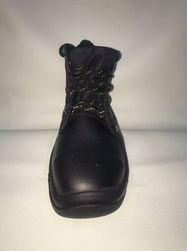 Imagen 5 de 5 de Botas De Seguridad Industrial Dimza Modelo 1010 Napa Negro