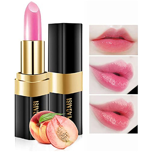 Yeweian 3pcs Jelly Clear Crystal Flower Lipstick Set, Kkcqv