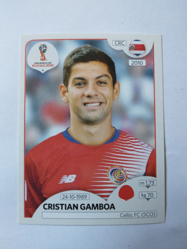 Fifa World Cup Russia 2018 Cristian Gamboa Panini 2018 #396