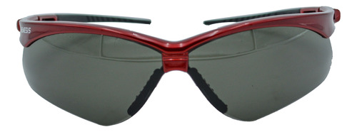 Lentes Industriales Nemesis Humo Armazon Rojo Proteccion Uv