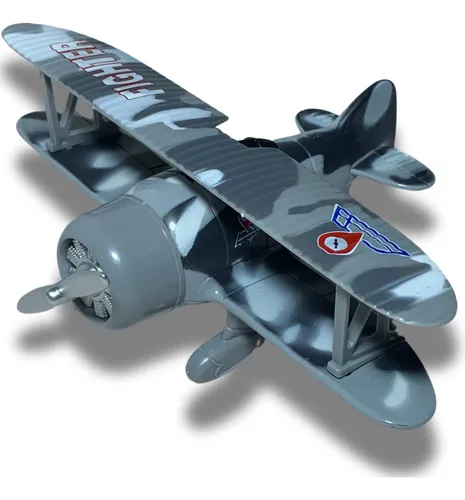comprar Avião Clássico De Guerra Brinquedo Combate Biplano Miniatura
