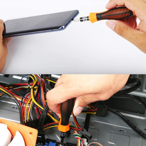 Destornillador Con 31 Puntas Intercambiables Magnetico
