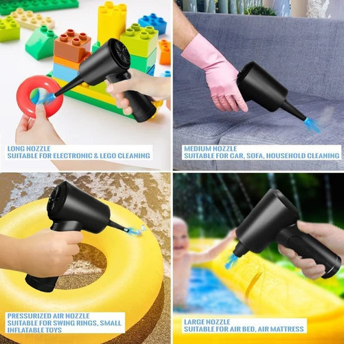 Limpiador De Aire Comprimido Duster Soplador De Aire Eléctri