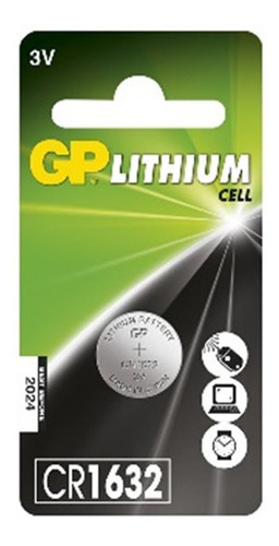 Imagen 1 de 1 de Gp Lithium Cell 3 V - (blister 1) - 0064 - 0  Unid