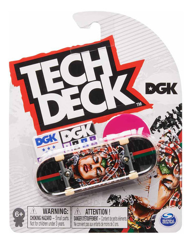 Skate De Dedo 96mm - Dgk Medusa - Tech Deck
