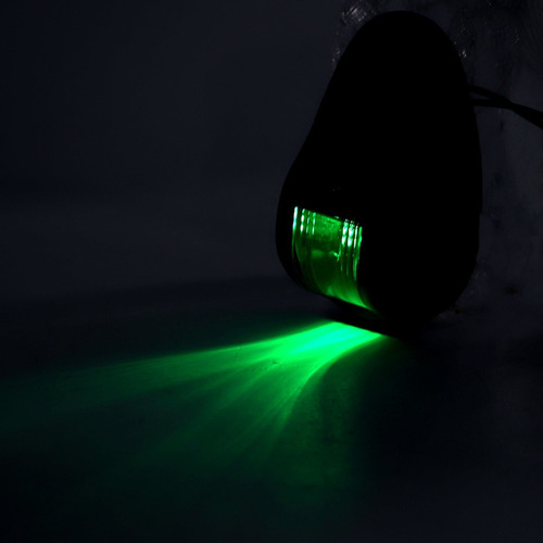 Yfyf Par De Luces De Señal De Navegación A Prueba De Agua,