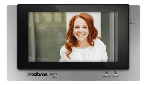 Vídeo Porteiro Tecnologia Multi Hd Wi-fi Allo Wt7 Intelbras Preto