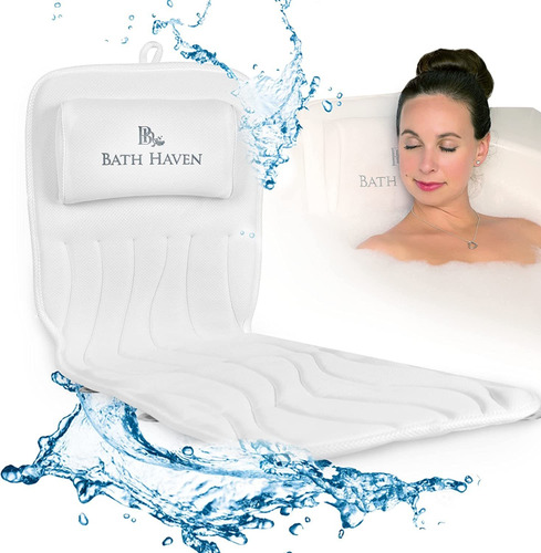 Quiltedair Bathbed Deluxe  Almohada De Baño Y Cojín De Spa D