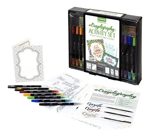 Crayola Beginner Hand Lettering Kit Con Tutoriales,