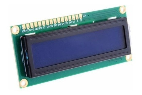 Display Lcd 16x2 1602 Back Azul Pic Atmel Arduino Raspberry