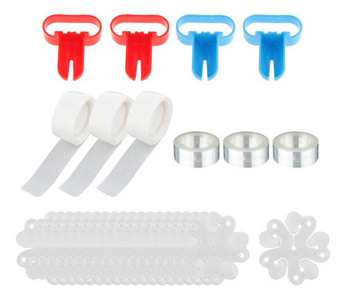 Kit De Tiras De Decoración De Globos 20 Piezas Clips De