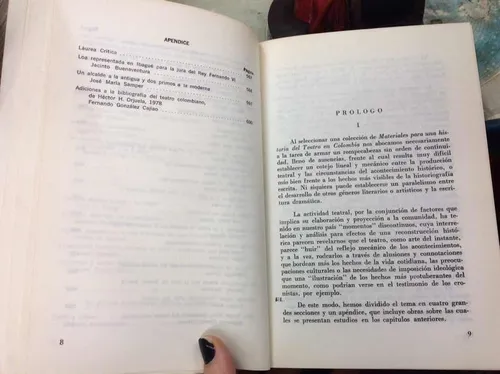 Materiales Para Una Historia Del Teatro En Colombia (Usado)