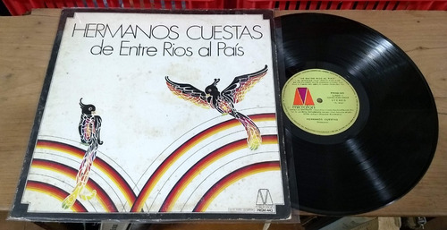 Hermanos Cuestas De Entre Rios Al Pais 1974 Disco Lp Vinilo