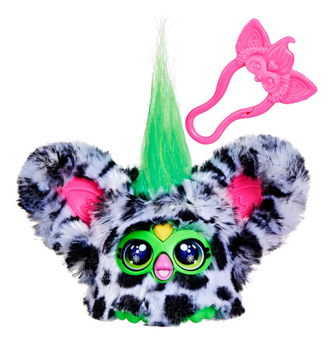 Furby Furblets Miniamigo Moo-boo Pelaje De Vaca Blanco Y Negro