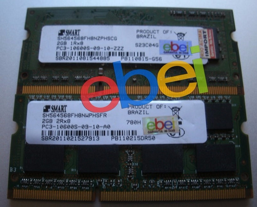 4gb Memoria Macbook Smart Ddr3 Pc3-10600s 1333mhz Cl9 204 Pi