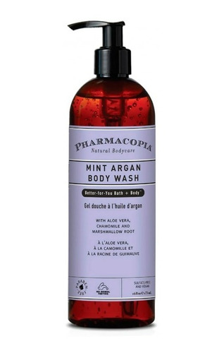 2 Jabón Liquido Vegano Natural Pharmacopia 473ml Menta Argan