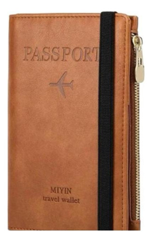 Porta Pasaporte Tipo Monedero