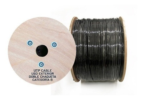 Cable Utp Cat 6  Aleacion Uso Exterior