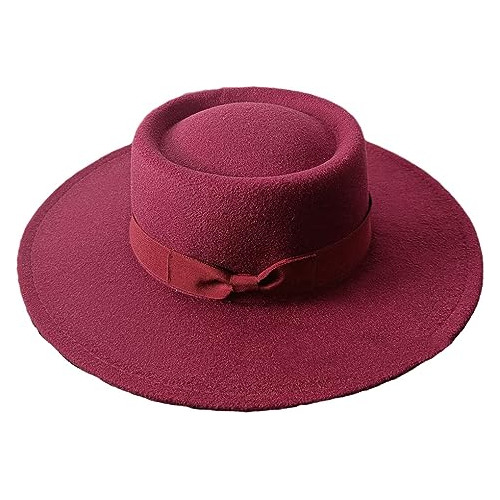 Sombrero Panamá De Ala Ancha Con Lazo Concavo, Estilo Fedora