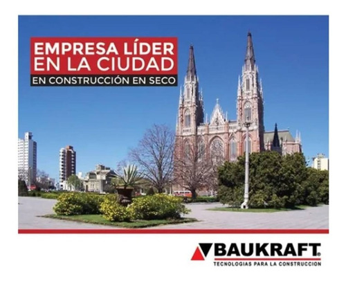 Imagen 5 de 5 de Placa Yeso Knauf 12,5 X 2,4 Mts La Plata Bk 6