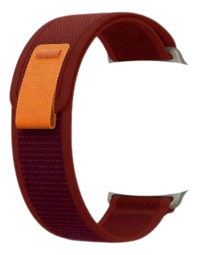 Pulseira Nylon Loop Trail Compatível W68+ Ultra Series 8 Cor Vinho 42 Ao 49mm