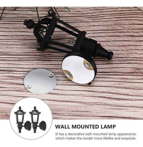 Lámpara De Pared Led Vintage En Miniatura Con Forma De Casa