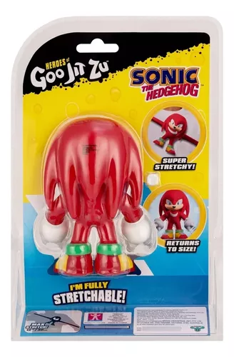 Boneco Elástico que Estica Knucles Sonic 17 cm - Goo Jit Zu