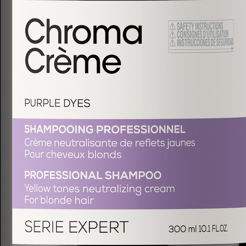 Shampoo Matizador Chroma Crème 300 Ml L'oréal Professionnel