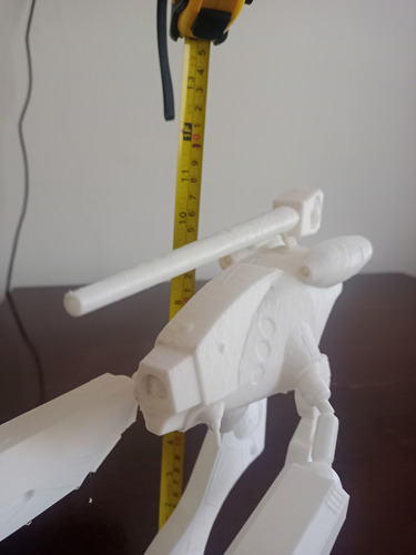Robotech Zentraedi Kairon 25 Cms Alto Nave Impresa En 3d